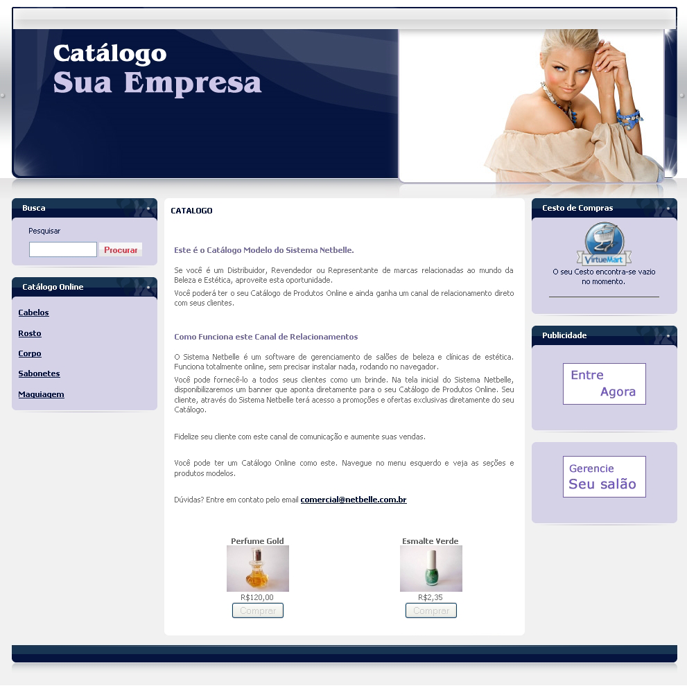 Catálogo Online de Produtos